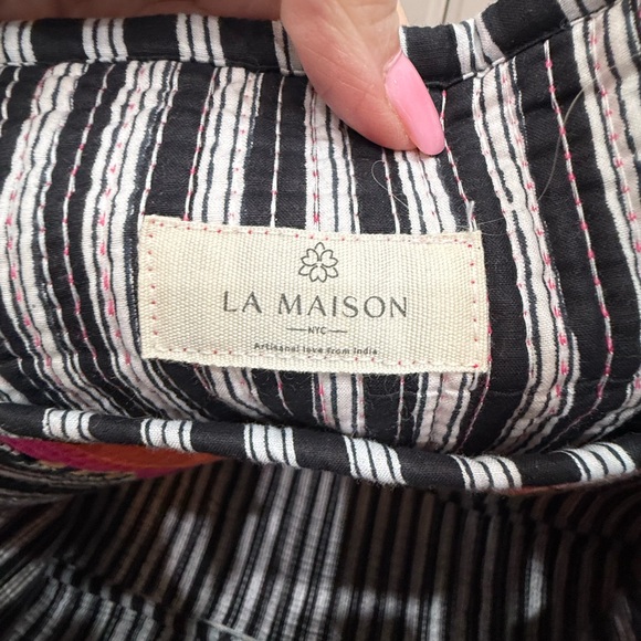 Vibrant Orange and Pink Tote Bag - Picture 8 of 13